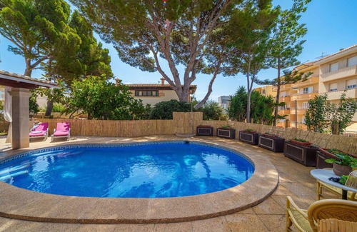 Cala Agulla House | Wonderful private villa for 11 guests with A/C, private pool, WIFI, TV and terrace