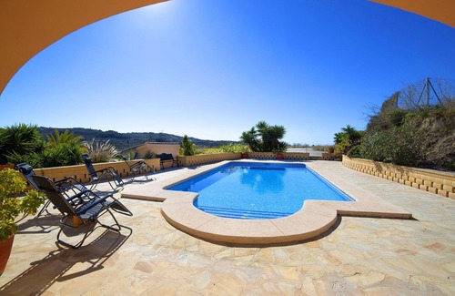Benissa Villa | Wonderful private villa for 6 guests with WIFI, private pool, A/C, TV, terrace and panoramic view
