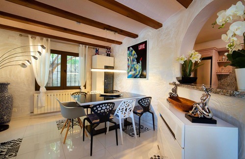 Urbanitzacio la Fustera Villa | Wonderful private villa with hot tub, A/C, private pool, WIFI, TV, patio and pets allowed
