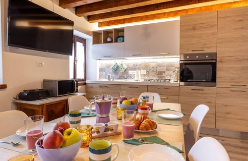 Savogna House | Wonderful private villa for 5 people with balcony and pets allowed