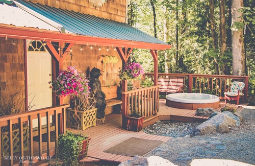 Quilcene House | Wondrous, Secluded, Waterfront Home, pet friendly, hot tub, kayaks, trails