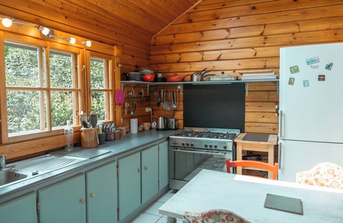 Saint-Mars-sur-la-Futaie House | Wood, glass and stone house in the countryside garden swimming pool (5m x 10m)