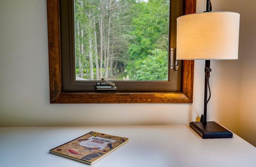 Newtown House | Wooded Getaway on Serene Brook ~ 50 Acres of Privacy!