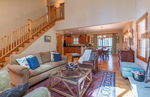 Sapphire House | Wooded Sapphire Valley location/Screened porch, Grilling deck, Firepit close in