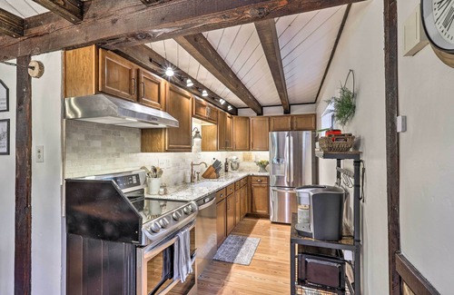 Kachina Village Cabin | Woodsy Flagstaff Hideaway w/Deck + Sunroom!