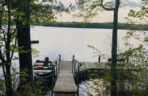 Bridgton Cabin | Woodsy Highland Lake Cabin, Water access, Near Naples, Skiing and Golf
