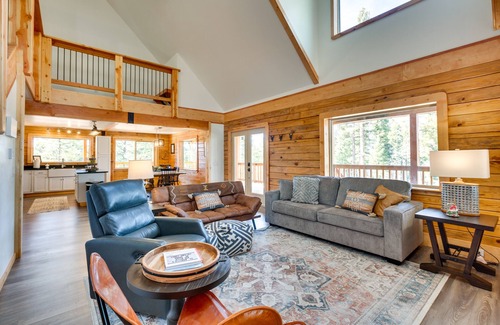 Angel Fire Cabin | Wraparound Porch: & Forest Views: Angel Fire Cabin