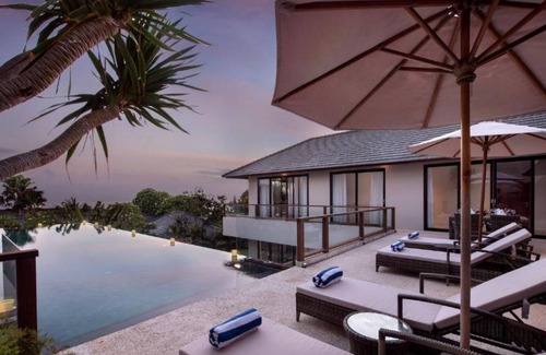 Kutuh Villa | Yamuna 4 BR Private Pool Cliff frontage w/Ocean View #A1