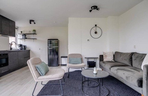 Zwiggelte Apartment | Yellow Warbler I Trendy Home with Outside Diner