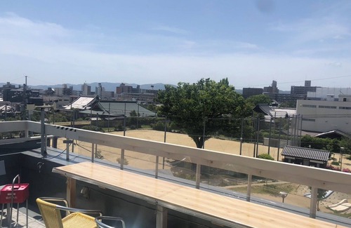 Nishijin Apartment | You can enjoy an open-air bath and BBQ here in the center of Kyoto!