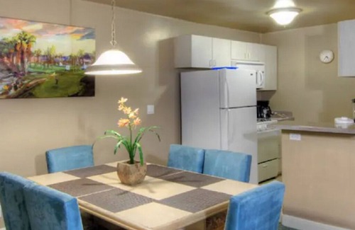 Canyon Corridor Condo | You're Invited! Great Location, Huge Pool + Waterfalls!