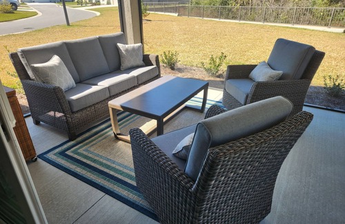Okahumpka House | Your Florida Luxury Escape! A new private retreat with preserve view & golf cart