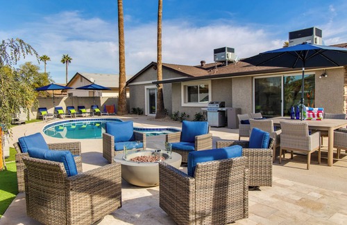 McClintock House | Your Own 5BR/3BA Resort - Pool, Spa, Fire Pit, Grown Up Swings