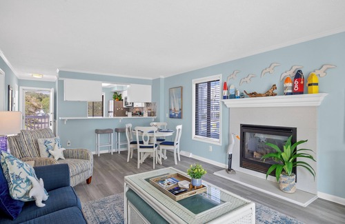 Kure Beach Condo | YOUR VIEW! Resort steps to the sand, indoor pool & hot tub Enjoy 3 outdoor pools