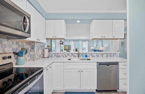 Kure Beach Condo | YOUR VIEW! Resort steps to the sand, indoor pool & hot tub Enjoy 3 outdoor pools