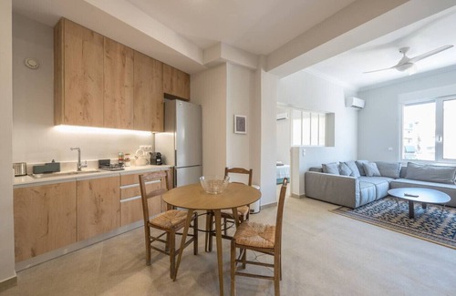 Kypseli Apartment | Zen Breeze, Bright and Spacious Apartment With 2 Master Bedrooms