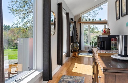 Uxbridge Apartment | Zen Inspired Retreat with Private Forest Trails