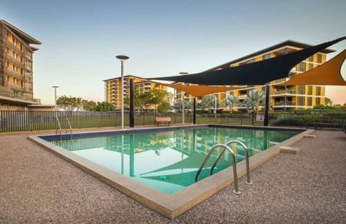 Darwin City Centre Apartment | ZenSeaside: Waterfront Haven ~ Office ~ Pool ~ BBQ