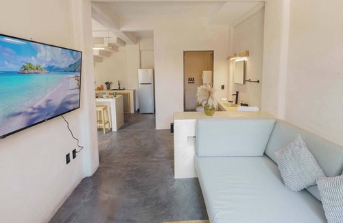Santa Maria Apartment | Zicatela 47 Steps to Surf A/C Private Pool