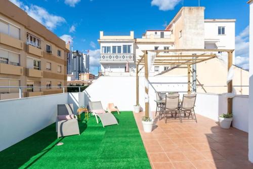 Ático soleado en el centro de Málaga