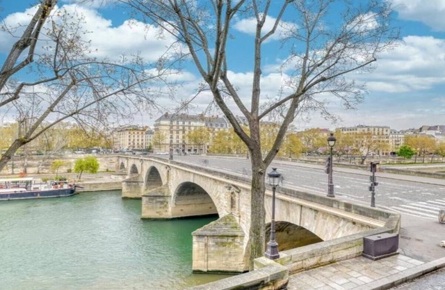 110m2 a classic luxury home with memorable views of the seine on Quai de Bourbon