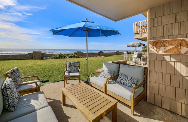 2 Parking Spaces! Absolute Beach Front Ground Level D29 North Coast Village