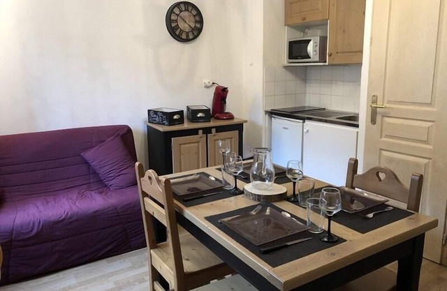 20m from ski slopes, 2nd floor, tv, ski locker, 21m², Montgenèvre