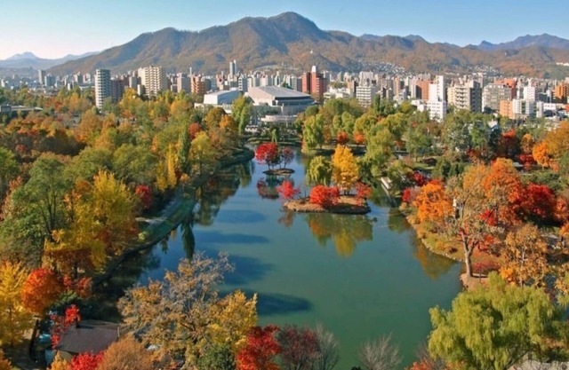 2A203 Park view from Tawaman 20F Enjoy the specta - Amstower Nakajima 2003 / Sapporo Hokkaidō