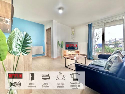 34B - JUNGLE APPART avec jardinet et parking