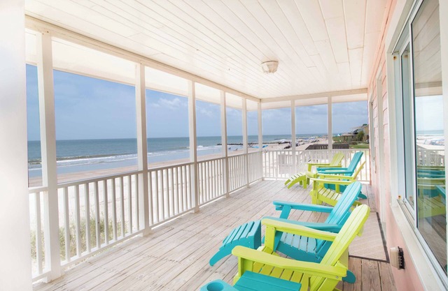 4BR 2BA Oceanfront/Classic Beach Bungalow ~ Barefoot Bungalow