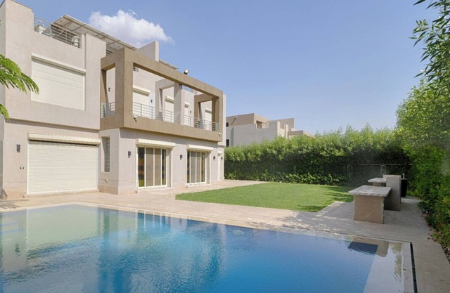 7-bedroom castle in palm hills 6th october with private pool & garden WiFi, AC