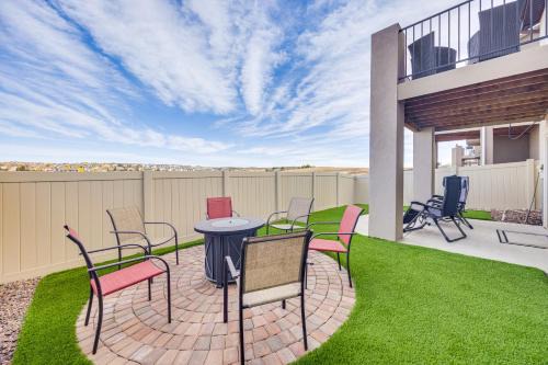 8 Mi to USAFA! Townhome with Game Room and Backyard