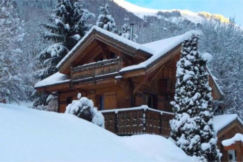 8-Person Chalet with Hot Tub in Portes du Soleil