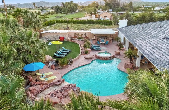 9 bdr+15 bds+5.5 baths, pickleball, basketball, 2+acres, indoor+out billiards.