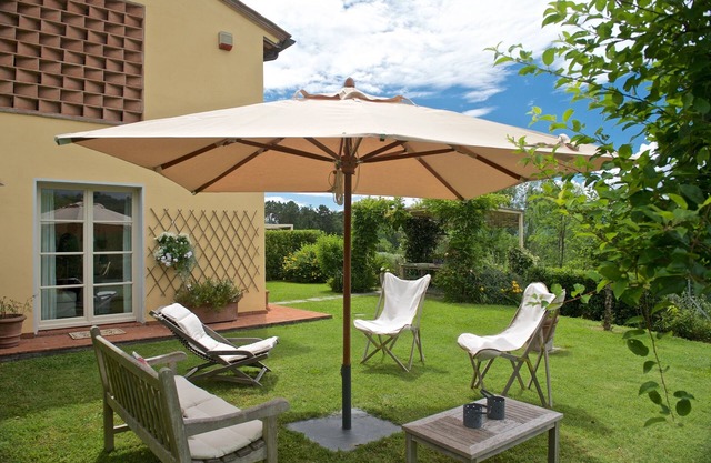 A corner of paradise in the Tuscan countryside, just outside medieval Lucca.