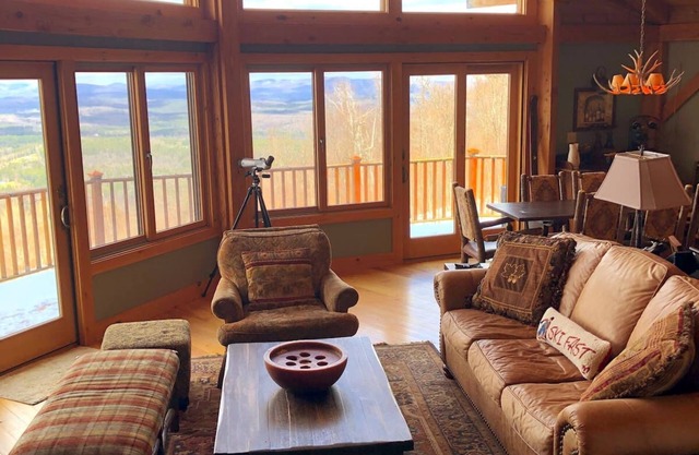 A PERFECT POST-N-BEAM IN THE CLOUDS OVER STRATTON