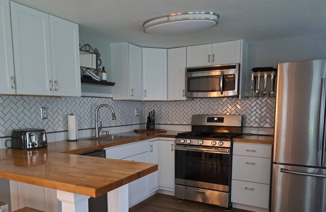 A privately located home/ newly renovated on National Forest a one of a kind.