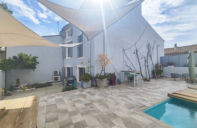 Amazing home in Pailhes with private swimming pool, can be inside or outside