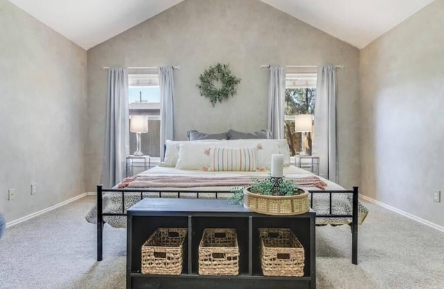 Amazing patio with pergola, enclosed patio, finished out garage!