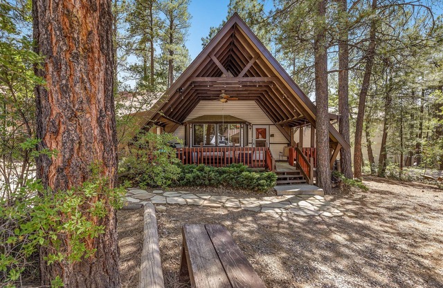 Antelope Leap | The Coziest A-Frame in Ponderosa Pines | Near Flagstaff
