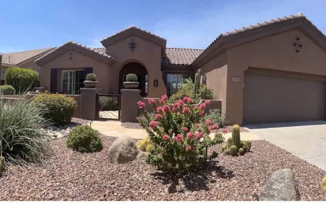 Anthem country club home overlooking golf course