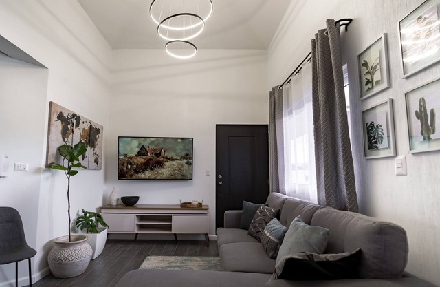 Apartamento acogedor y minimalista.