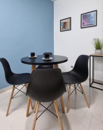 Apartamento azul en Medellín