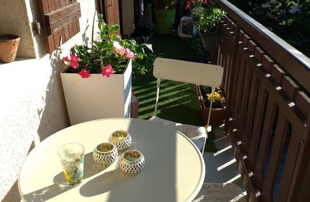 Apartment 10 minutes from the lake and view of La Tournette