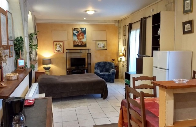 Apartment 40m2 ground floor, close to the center of Saumur