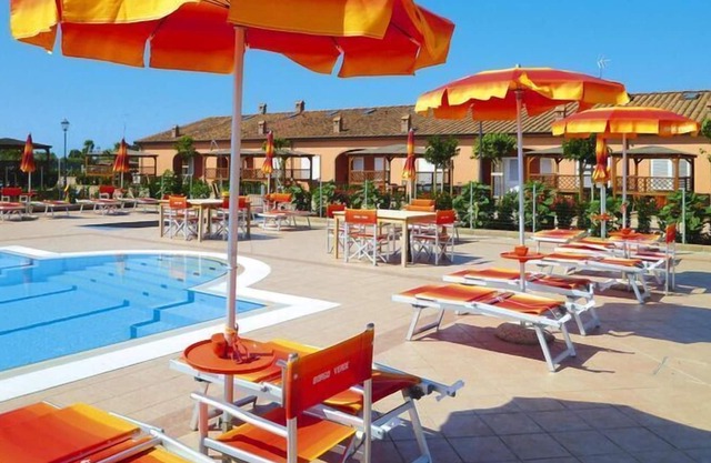 Apartment in VADA with garden furniture