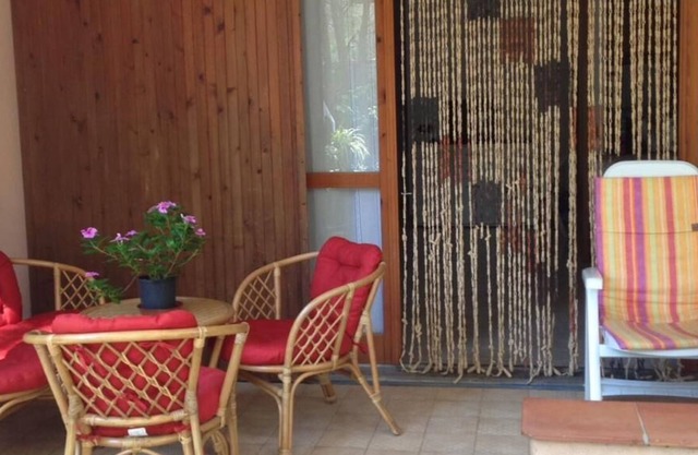 Apartment surrounded by greenery