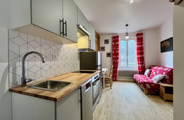 Apartment T2 22m² Les Brumes, 1km from downtown Mont dore