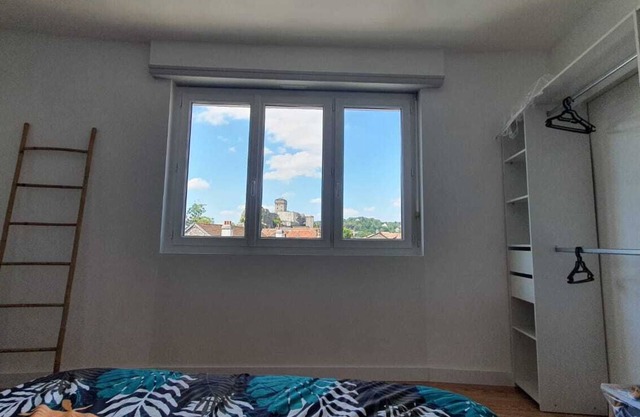 Apartment with view of Château fort de Lourdes