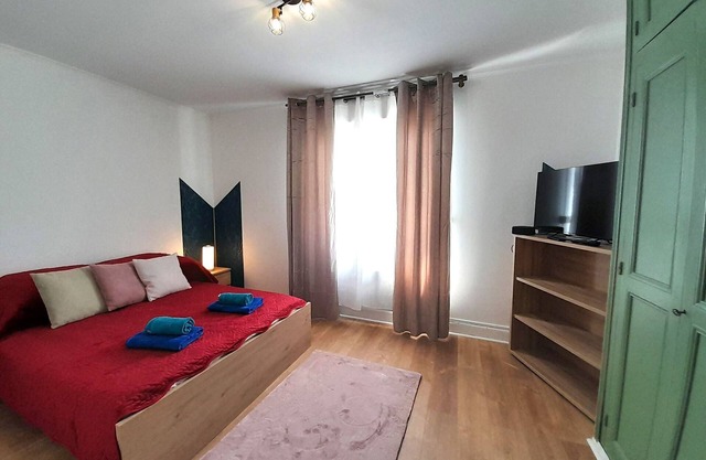 Appart cosy-4 pers-centre ville-jardin-wifi